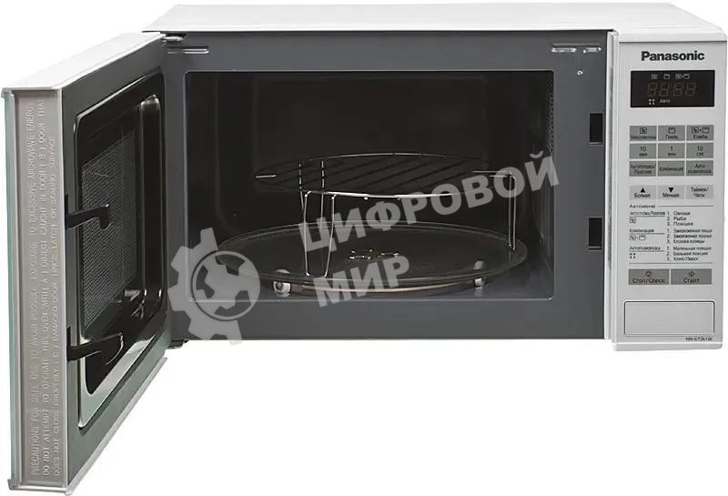 Микроволновая печь Panasonic NN-GT261WZPE белый, 20 л, 800 Вт, переключатели - сенсор