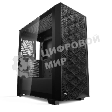 Компьютерный корпус без блока питания PCCooler C3D510 BK, Mesh Mid Tower, черный, TG, 0.7 SPCC, no fans E-ATX, ATX, mATX, mITX 170/390/205mm 2x2.5