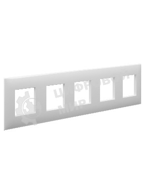 Рамка DKC (ДКС) 4400900 5 постов (10 мод.) ARTLEBEDEV Avanti 