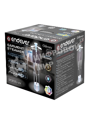Отпариватель Endever ODYSSEY Q-14 зеленый/белый, 2000 Вт, 40 г/мин, 1800 мл