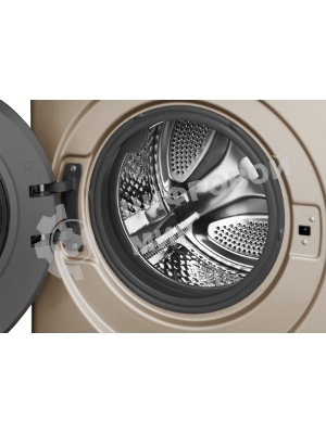 Стиральная машина Weissgauff WM 59411 Direct Drive Inverter Steam Champagne золотистая, загрузка фронтальная 11кг, 1400 об/мин., класс: A+++