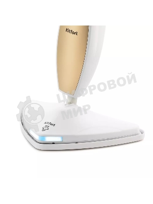 Швабра паровая Kitfort KT-1014 1300Вт золотистый/белый