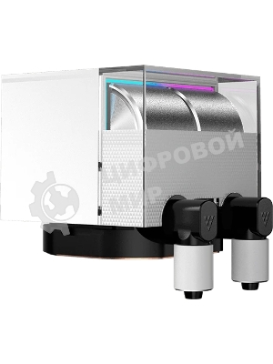 Система водяного охлаждения PcCooler DS360 Display ARGB Soc-AM5/AM4/1200/1700/1851 белый 4-pin 39.8dB Al LCD 310W Ret (DS360-WHAWXY-GL)