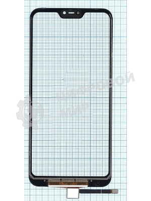 Сенсорное стекло (тачскрин) для Xiaomi Redmi 6 Pro/Mi A2 Lite, черное