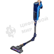 Пылесос вертикальный SUPRA VCS-5081 синий, питание от аккумулятора, 300 Вт, уборка сухая, пылесборник 1 л, работа от АКБ max 30 мин.