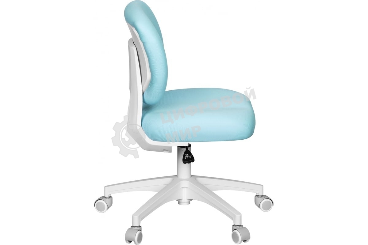 Кресло детское Cactus CS-CHR-3594BL голубой, крестов. пластик белый