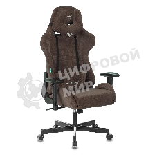 Кресло Бюрократ VIKING KNIGHT LT10 FABRIC коричневый, ткань, 120 кг, механизм качания