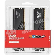 Оперативная память XPG Lancer Blade, DDR5, 32GB (2x16GB), 6000MHz, CL34, DIMM, с радиаторами, RGB, черный