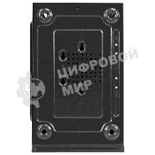 Компьютерный корпус Minitower ExeGate BAA-403-UNS450 (mATX, БП UNS450 с вент. 12см, 2*USB, HD Audio, черный)