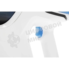 Пылесос вертикальный Coolfort CF-3006 белый/голубой, питание от аккумулятора, 130 вт, уборка сухая, пылесборник 0.5 л, работа от АКБ max 30 мин.