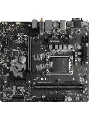 Материнская плата MSI B760M BOMBER WIFI Soc-1700 Intel B760 2xDDR5 mATX AC`97 8ch(7.1) 2.5Gg+VGA+HDMI+DP