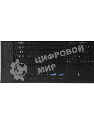Корпус ACCORD ACC-ZA11B AR Black, Midi-Tower, чёрный, 4 x 120 мм