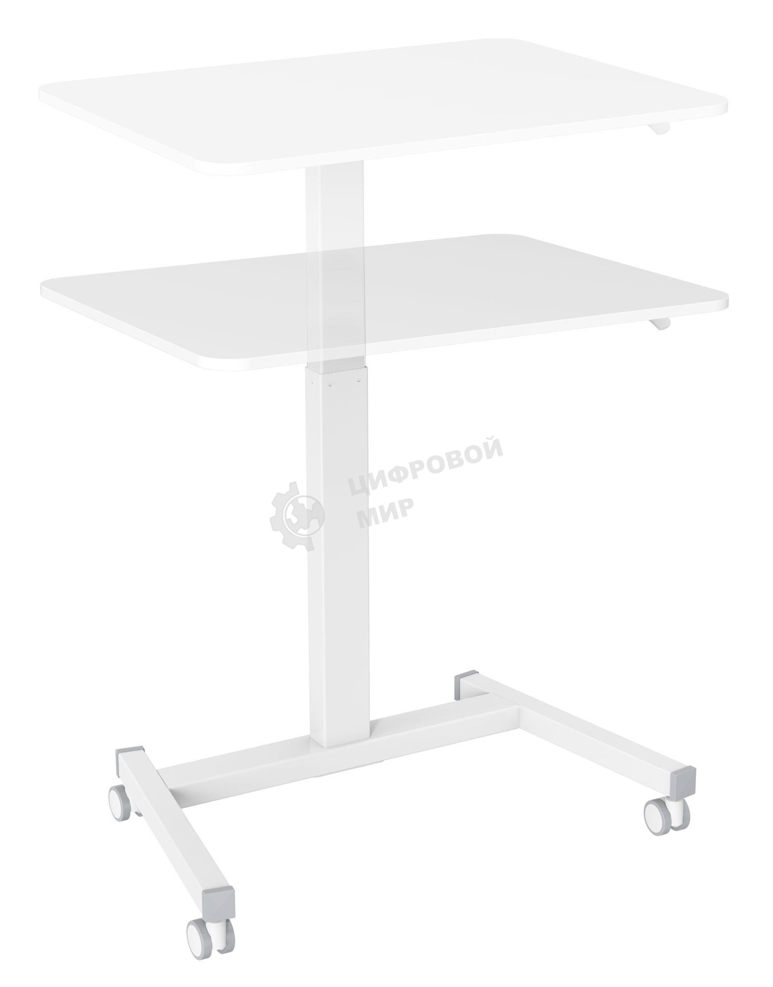 Стол для ноутбука Cactus VM-FDS102 столешница МДФ белый 80x60x122см (CS-FDS102WWT)