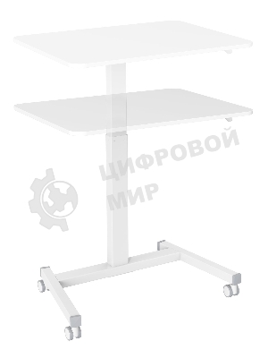 Стол для ноутбука Cactus VM-FDS102 столешница МДФ белый 80x60x122см (CS-FDS102WWT)