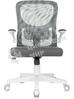 Кресло Бюрократ ASTER N-W TW-04 Neo Grey темно-серый, сетка/ткань, 120 кг, механизм качания