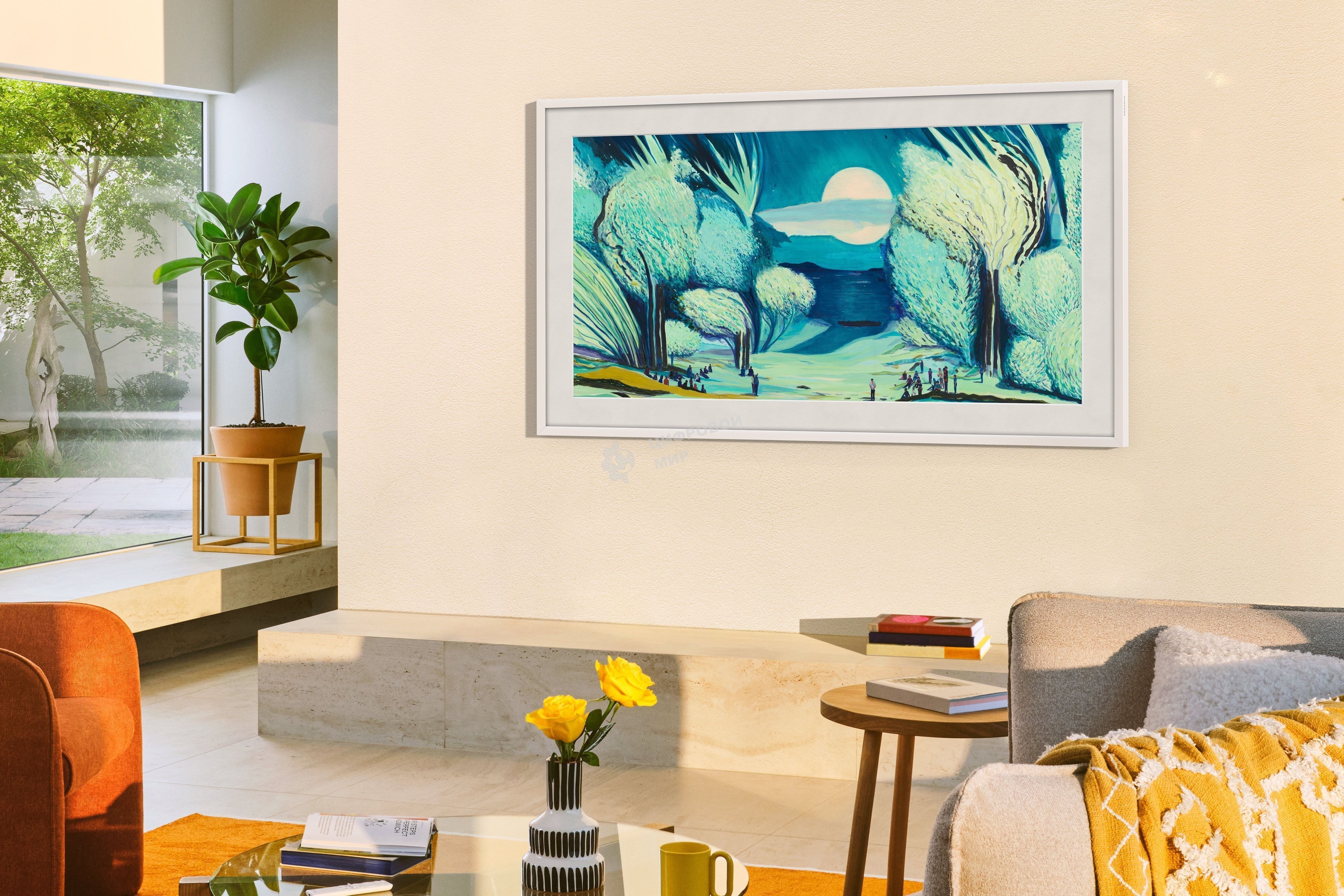 Телевизор Samsung 65'' QE65LS03FAUXRU QLED Frame UHD Matte Display 144Hz Tizen Smart TV