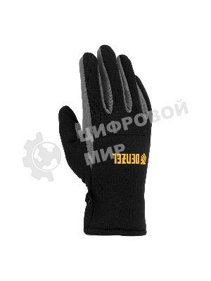 Перчатки универсальные Denzel 68088 искусственный мех, работа с сенсорным экраном, размер 10