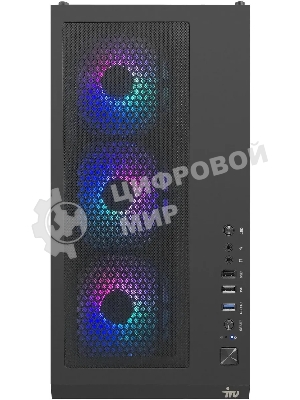 Компьютер IRU Tactio 510B7GP TWR i7 14700F (2.1) 32Gb SSD1Tb RTX5060TI 16Gb FreeDOS GbitEth 650W черный (RUS) (2146240)