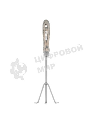 Рыхлитель трехзубый Palisad LUXE 100х345 мм, стальной, рукоятка из ясеня