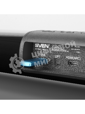 Саундбар SVEN SB-2200D черный (2 x 60W, Bluetooth сабвуфер 180W, пульт ДУ, LED-дисплей, HDMI, USB)