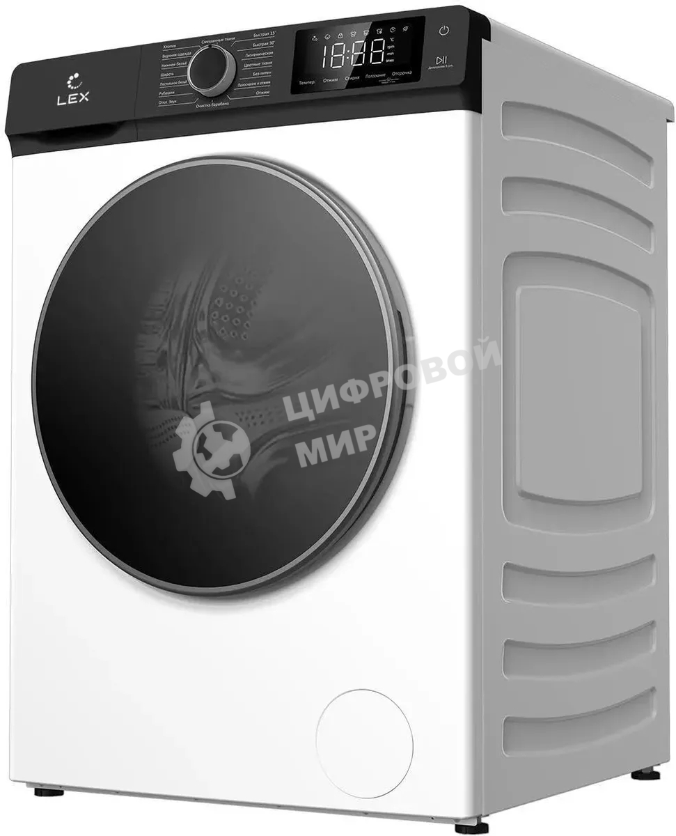 Стиральная машина LEX LWM12012WBlID белый, загрузка фронтальная 12 кг, 1200 об/мин., класс: А+++