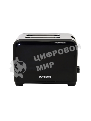 Тостер OURSSON TS2120/BL черный, 930 Вт