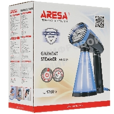 Отпариватель Aresa AR-2305 голубой, 1750 Вт, 25 г/мин, 350 мл