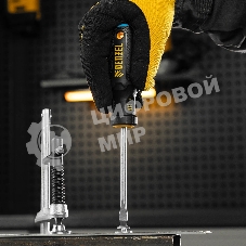 Отвертка Denzel SL6x100 мм, S2, 3к рукоятка