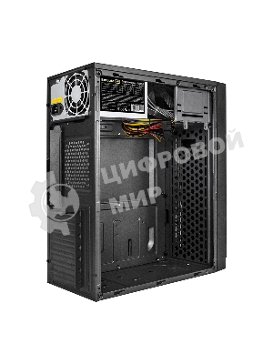 Корпус ExeGate AA-440-AA450, Midi-Tower, чёрный, БП 450 Вт