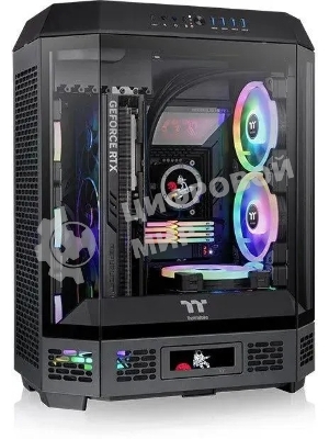 Компьютерный корпус Thermaltake The Tower 600 Black черный без БП ATX 13x120мм 9x140мм 4xUSB 3.0 audio bott PSU