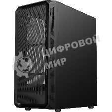 Компьютерный корпус Оклик OCC-MD301 черный без БП ATX 6x120мм 2xUSB2.0 1xUSB3.0 audio bott PSU