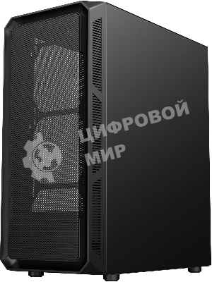 Компьютерный корпус Оклик OCC-MD301 черный без БП ATX 6x120мм 2xUSB2.0 1xUSB3.0 audio bott PSU
