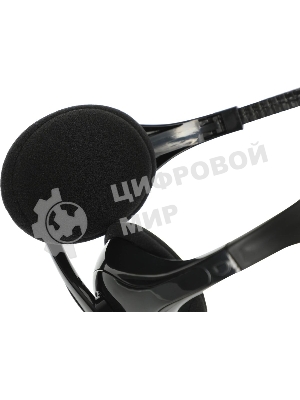 Гарнитура A4Tech HU-9 чёрный, проводная