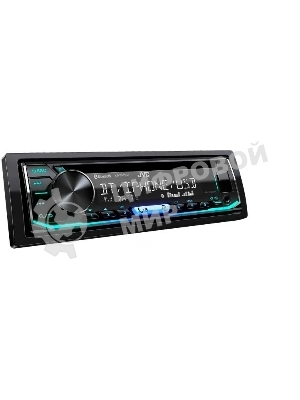 Автомагнитола JVC KD-T902BT, 1 DIN, CD, Bluetooth, USB Type-A, AUX, пульт ДУ, съёмная панель