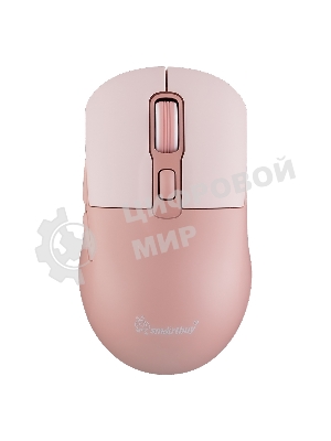 Комплект клавиатура+мышь Smartbuy 108AG беспроводной, USB, 1600 DPI, розовый