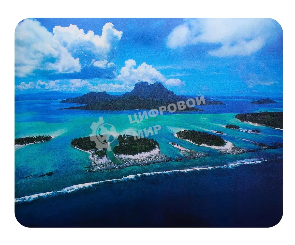 Коврик для мыши Buro BU-M10025 рисунок/Бора-Бора