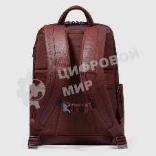 Рюкзак мужской Piquadro Black Square CA6501B3/CU, кожа, табачный