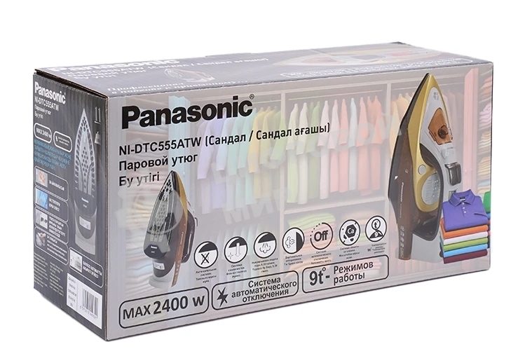 Утюг Panasonic NI-DTC555ATW 2400 Вт сандал
