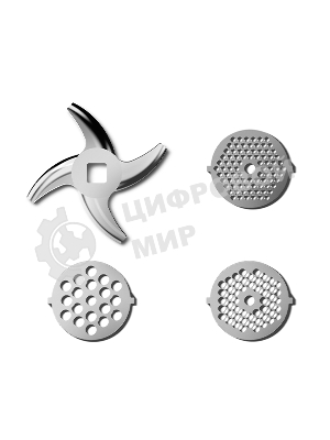 Мясорубка электрическая BQ MG2007 PREMIUM серый, 2500 Вт, 2.7 кг/мин, реверс, защита от перегрузки, насадки - 5