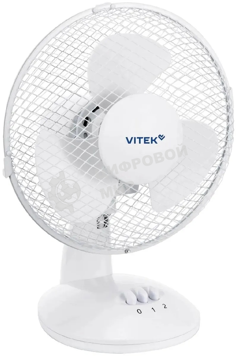 Вентилятор настольный Vitek VTF-0910 22Вт скоростей:3 белый