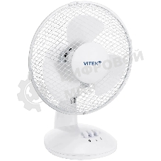 Вентилятор настольный Vitek VTF-0910 22Вт скоростей:3 белый