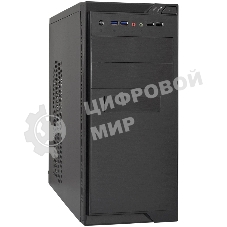 Компьютерный корпус Minitower ExeGate MA-372UX-UNS500 (mATX, БП UNS500 с вент. 12см, 2хUSB+2хUSB3.0, аудио, черный)