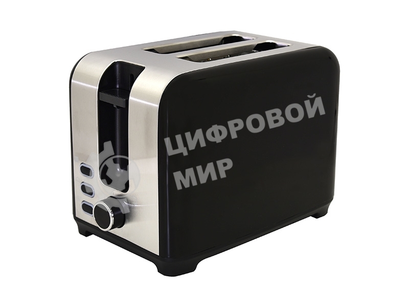 Тостер OURSSON TS2120/BL черный, 930 Вт