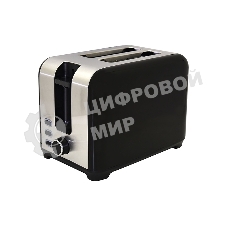 Тостер OURSSON TS2120/BL черный, 930 Вт