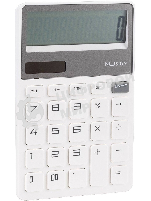 Калькулятор настольный Deli Nusign ENS042WHITE белый 12-разр.