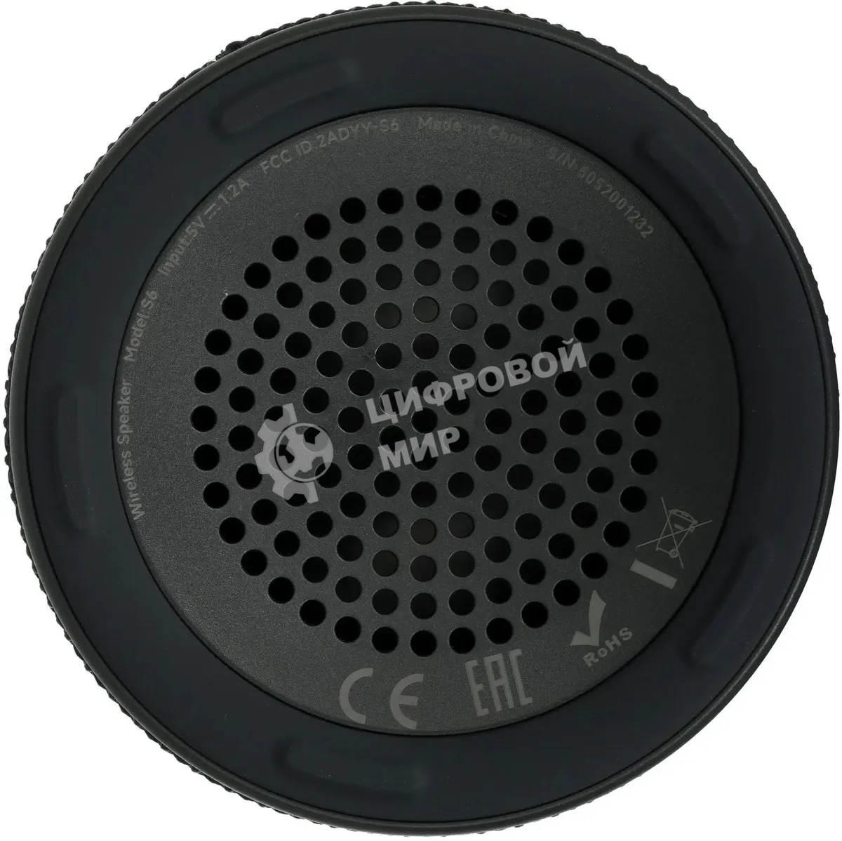 Колонка портативная Tecno S6 Square черный 40W 2.1 BT 5200mAh (S6)