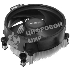 Кулер для процессора AMD Wraith Stealth OEM, 92 мм, алюминий, 2600 об/мин, 30 дБ, 4 pin PWM, 65 Вт, высота 55 мм