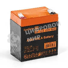 Батарея для ИБП ExeGate EP211732RUS HR 12-5/EXG1250 (12V 5Ah 1221W), клеммы F2