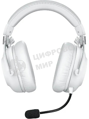 Гарнитура Logitech G Pro X 2 Lightspeed белый, беспроводная + проводная, Bluetooth/USB/3.5 мм, до 50 ч