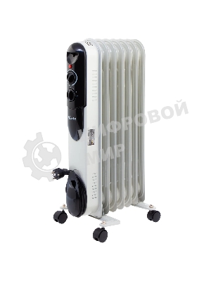 Обогреватель масляный MTX OCH-1500, белый, 1500 Вт, 15 м2, термостат